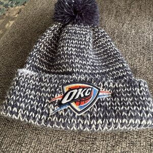 New Era Black and White Knit Beanie